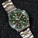 STEEL TORSK-DIVER - EMERALD GREEN Watches Tsao Baltimore 