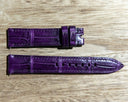 Genuine Alligator Strap - Raven Purple Tsao Baltimore 